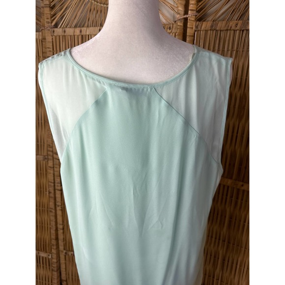 1. State Top Womens‎ Large Sleeveless Sheer Blouse - Picture 4 of 10